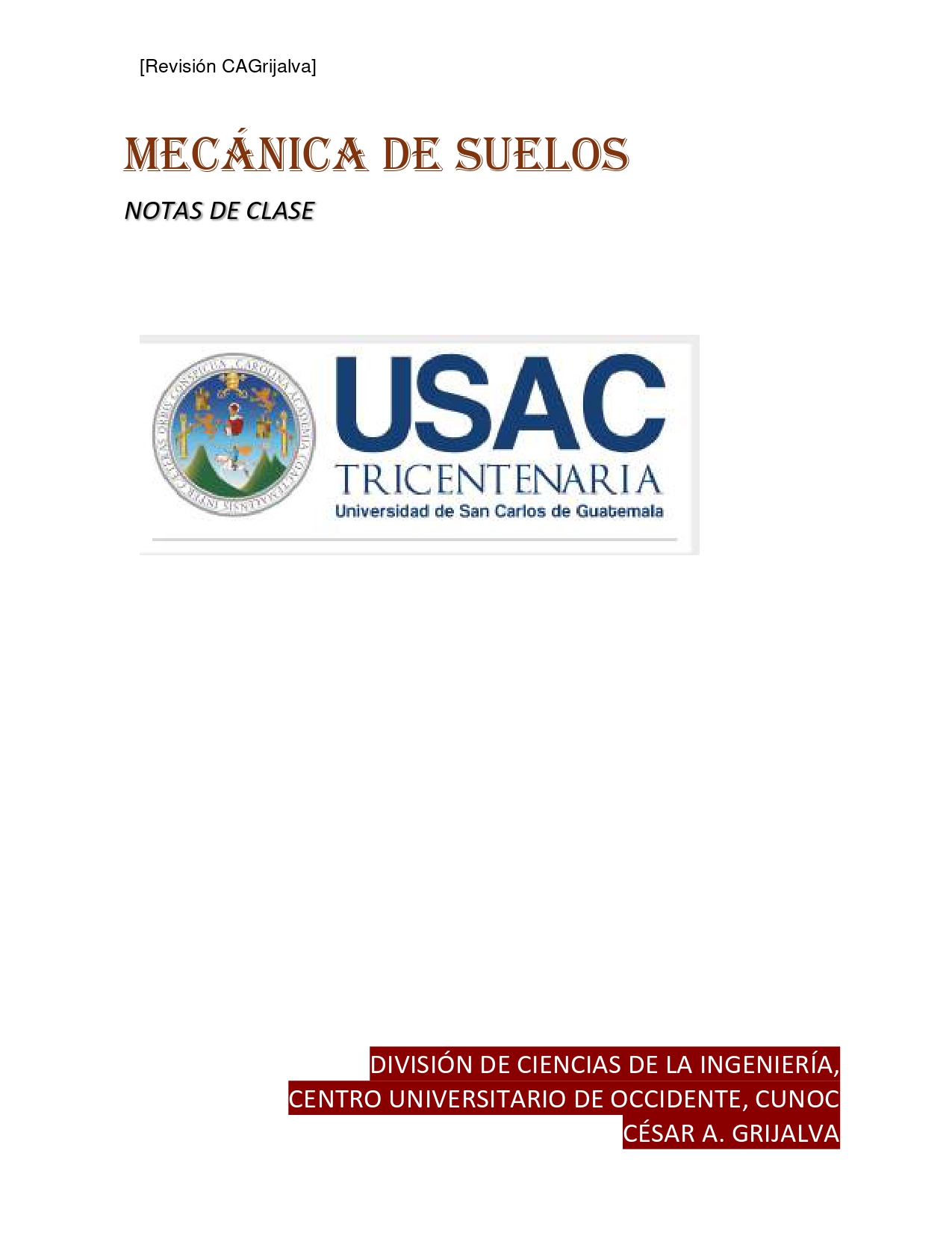 Libro Mecánica de Suelos Revisión 2025