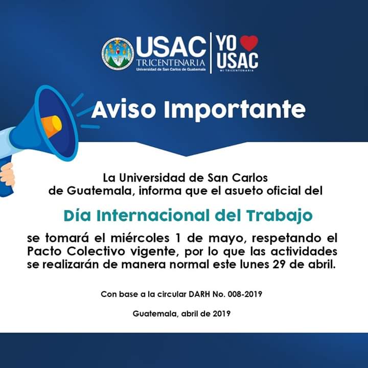 Asueto por día del trabajo
