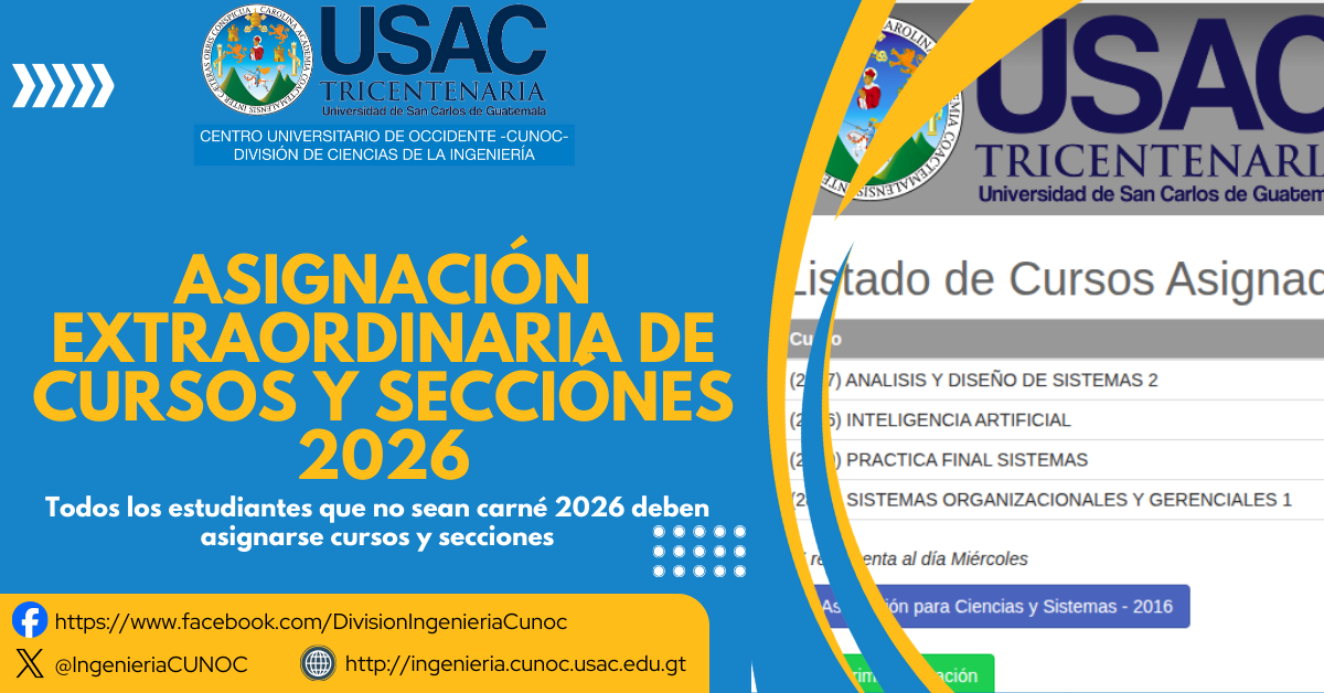 Asignación Extraordinaria Primer Semestre 2026