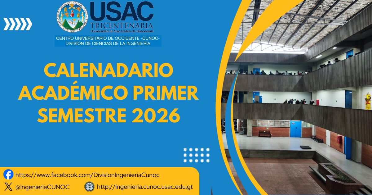 Calendario Académico Primer Semestre 2026