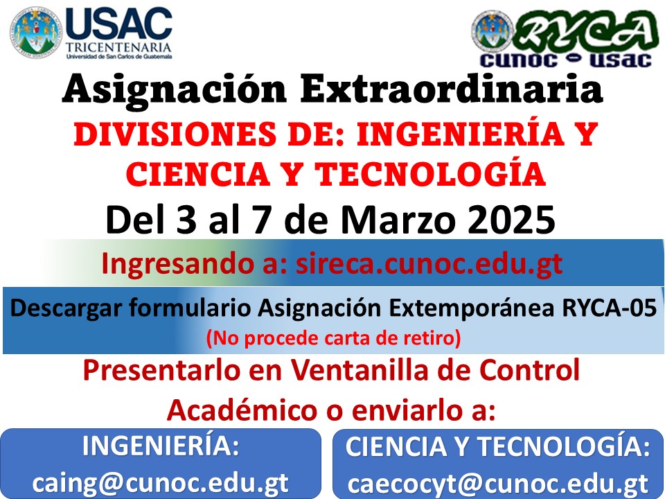 Asignación Extraordinaria de Cursos