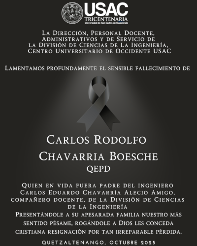 Esquela Rodolfo Chavarria Boesche