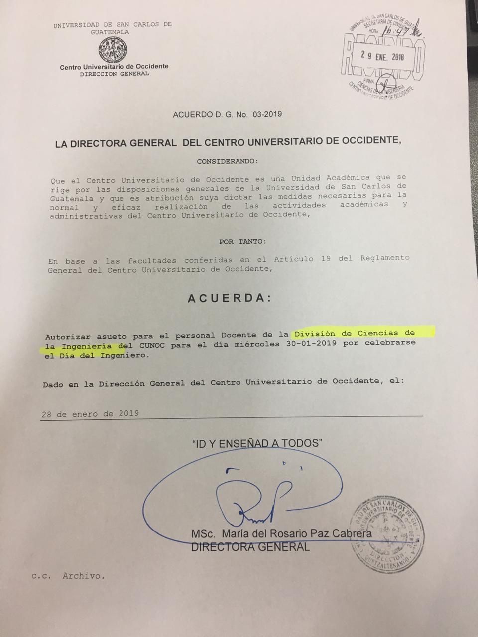 Feliz día del Ingeniero